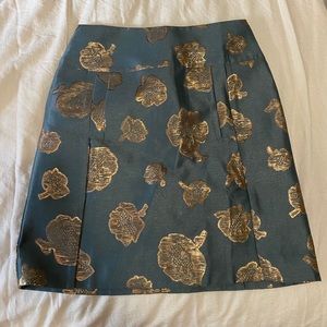 Gold and Navy skirt